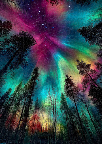 Aurora Forest Jigsaw Puzzle 1000 piezas